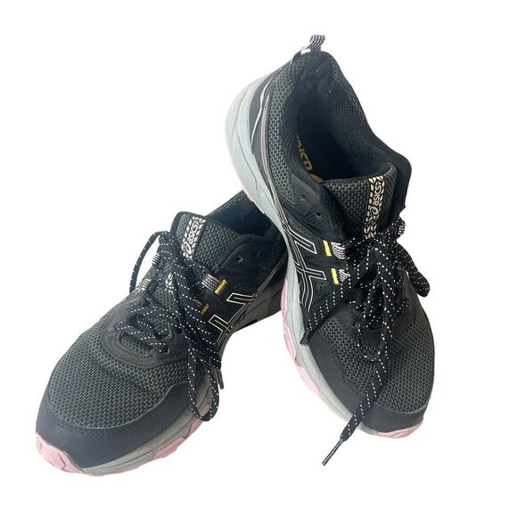 Asics Gel Venture 8 Shoes Black Purple Womens Size 8.5 Running Sneakers 1012A708 - Picture 3 of 10